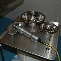 mortuary morgue film location film set mortuary table mortuary saw post mortem instruments torso severed head theatre lamp