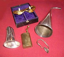 Group of ear trumpets