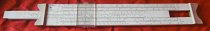 Celluloid Slide Rule