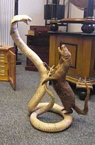 Stuffed Cobra and Mongoose