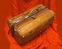 Large Brown Gladstone Type Case.