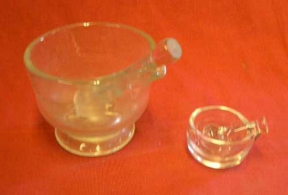 Glass Pestles and Mortars