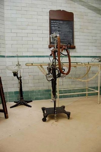 Anaesthetic Machine in the Operating Theatre Film Set