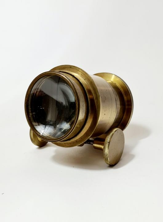 Microscope Objective Lens, Brass And Aluminum Alloy Biological Microscope  Objective Lens Bright For Chemistry Physics 