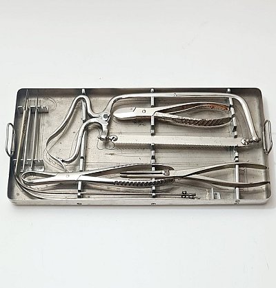 Stainless Steel Tray Of Instruments