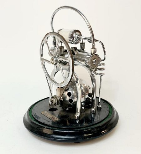 Vintage Anaesthetic Pump Under Glass Dome