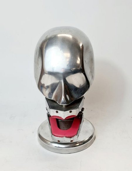 Polished Metal Phantom Head