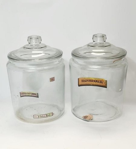 Large Glass Jar With Glass Lid