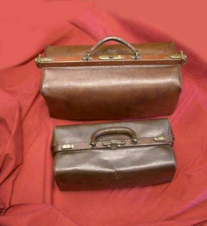 Leather Gladstone Bag, 1920s  Gladstone bag, Doctor bag, Bags