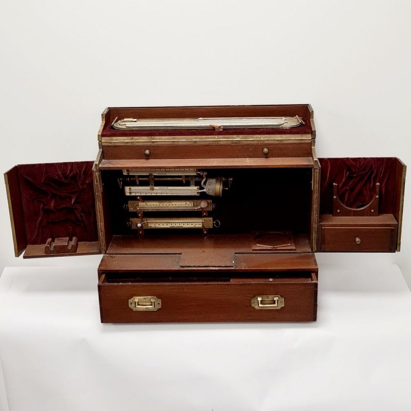 Wooden Cased Weather Instrument Compendium