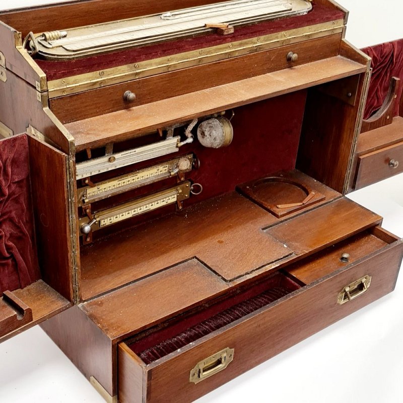 Wooden Cased Weather Instrument Compendium